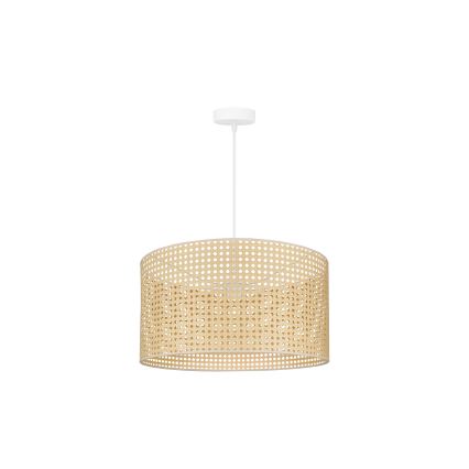 Duolla - Lustra ar auklu ROLLER RATTAN 1xE27/15W/230V d. 45 cm bēša