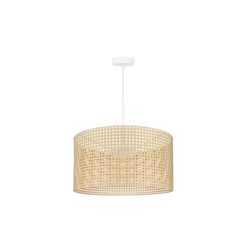 Duolla - Lustra ar auklu ROLLER RATTAN 1xE27/15W/230V d. 45 cm bēša