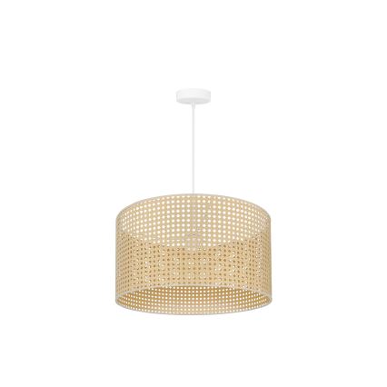 Duolla - Lustra ar auklu ROLLER RATTAN 1xE27/15W/230V d. 45 cm bēša