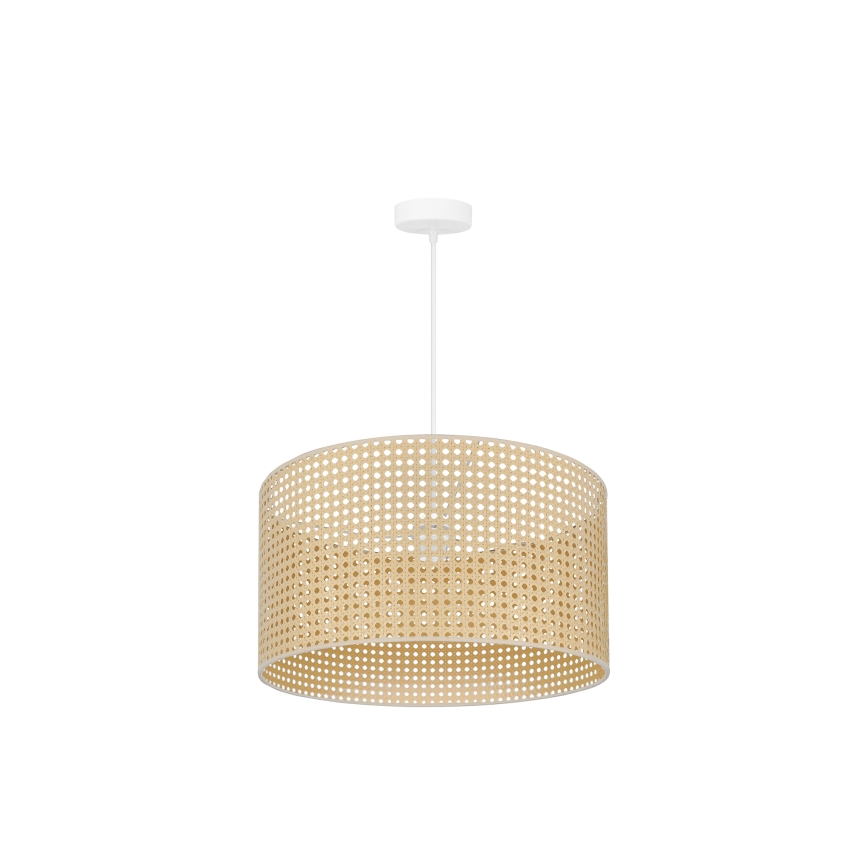 Duolla - Lustra ar auklu ROLLER RATTAN 1xE27/15W/230V d. 45 cm bēša