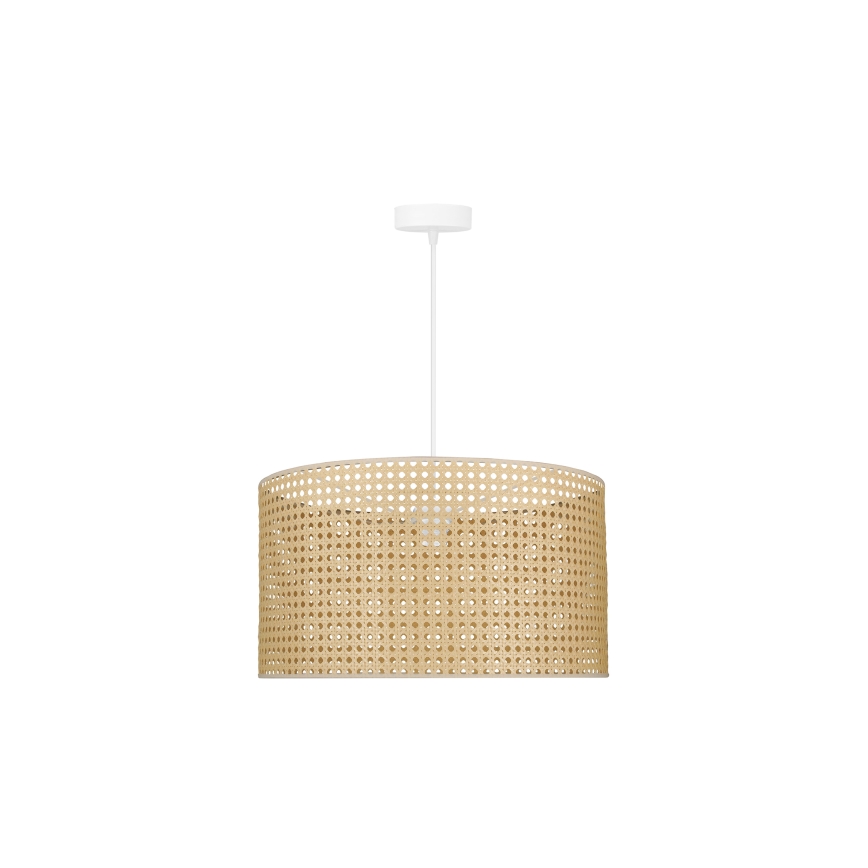 Duolla - Lustra ar auklu ROLLER RATTAN 1xE27/15W/230V d. 45 cm bēša