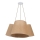 Duolla - Lustra ar auklu ROSSA 3xE27/15W/230V d. 75 cm brūna