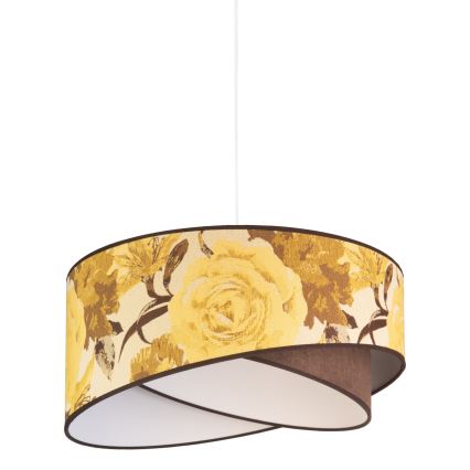 Duolla - Lustra ar auklu ROYAL 1xE27/40W/230V d. 50 cm dzeltena
