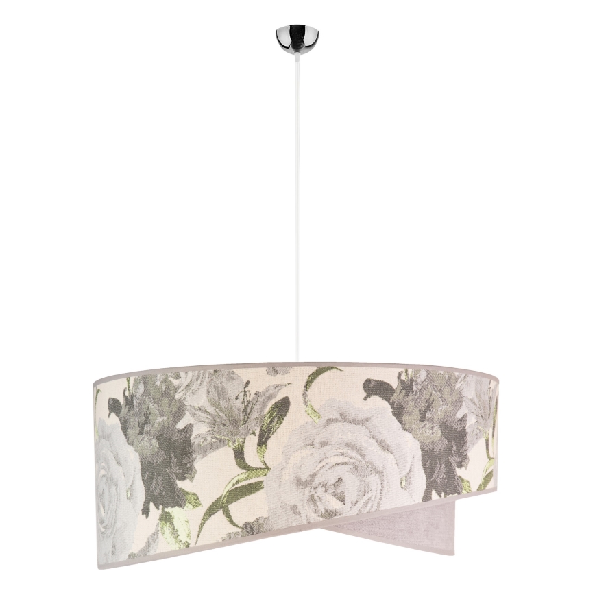 Duolla - Lustra ar auklu ROYAL 1xE27/40W/230V d. 50 cm pelēka