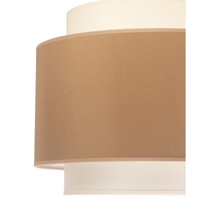 Duolla - Lustra ar auklu SOHO 1xE27/40W/230V d. 40 cm bēša/krēmkrāsa