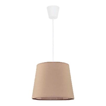 Duolla - Lustra ar auklu SOLO 1xE27/40W/230V d. 24 cm bēša