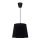 Duolla - Lustra ar auklu SOLO 1xE27/40W/230V d. 24 cm melna