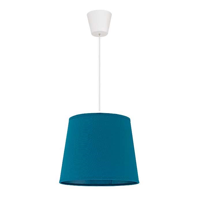 Duolla - Lustra ar auklu SOLO 1xE27/40W/230V d. 24 cm zila