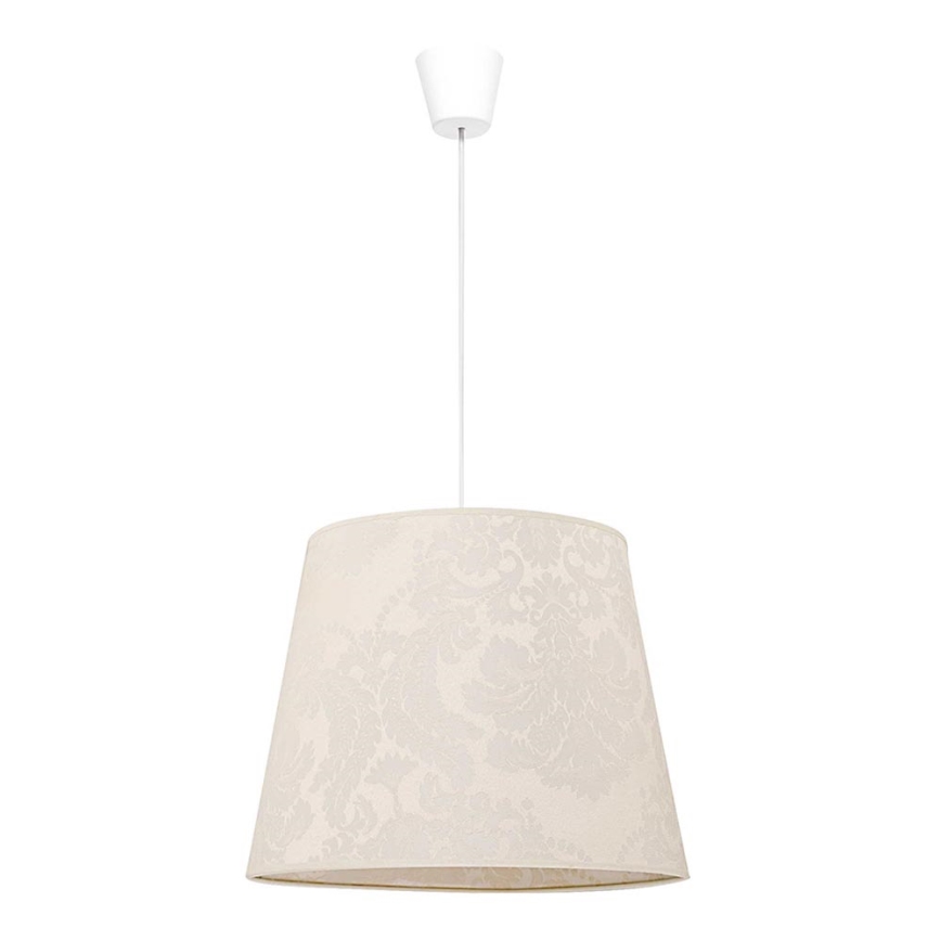 Duolla - Lustra ar auklu SOPRANO 1xE27/40W/230V d. 38 cm bēša