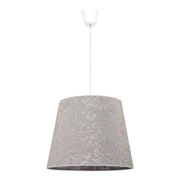 Duolla - Lustra ar auklu SOPRANO 1xE27/40W/230V d. 38 cm sudraba