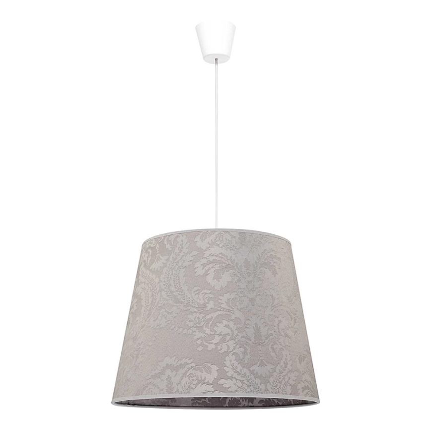 Duolla - Lustra ar auklu SOPRANO 1xE27/40W/230V d. 38 cm sudraba