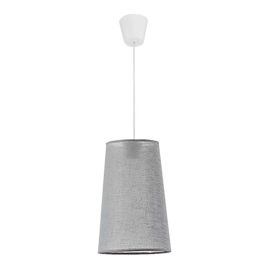 Duolla - Lustra ar auklu SOUL 1xE27/40W/230V d. 19,4 cm gaiši pelēka