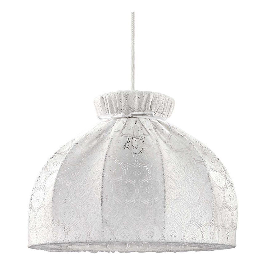 Duolla - Lustra ar auklu SYMPHONY 1xE27/40W/230V d. 38 cm balta