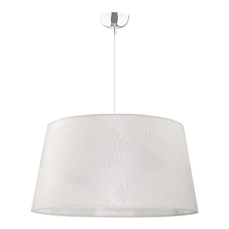 Duolla - Lustra ar auklu TENOR 1xE27/40W/230V d. 60 cm balta/lapas