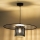 Duolla - Lustra ar auklu TOKYO RATTAN 1xE27/15W/230V d. 50 cm melna/sudraba