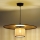 Duolla - Lustra ar auklu TOKYO RATTAN 1xE27/15W/230V d. 50 cm zelta/rotanga