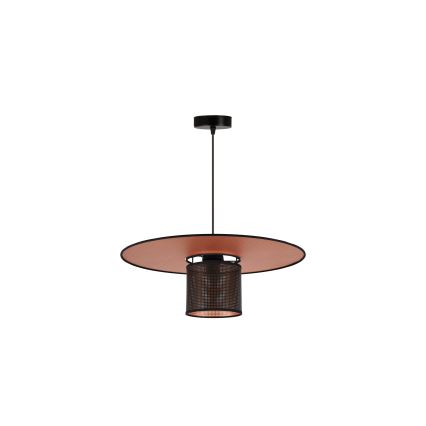 Duolla - Lustra ar auklu TOKYO SHINY 1xE27/15W/230V d. 50 cm melna/varš