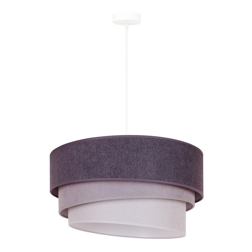 Duolla - Lustra ar auklu TRIO 1xE27/15W/230V d. 45 cm antracīta/pelēka/balta