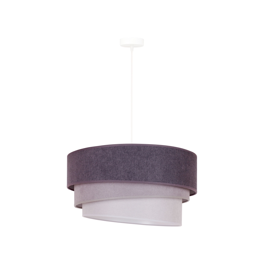 Duolla - Lustra ar auklu TRIO 1xE27/15W/230V d. 45 cm antracīta/pelēka/balta