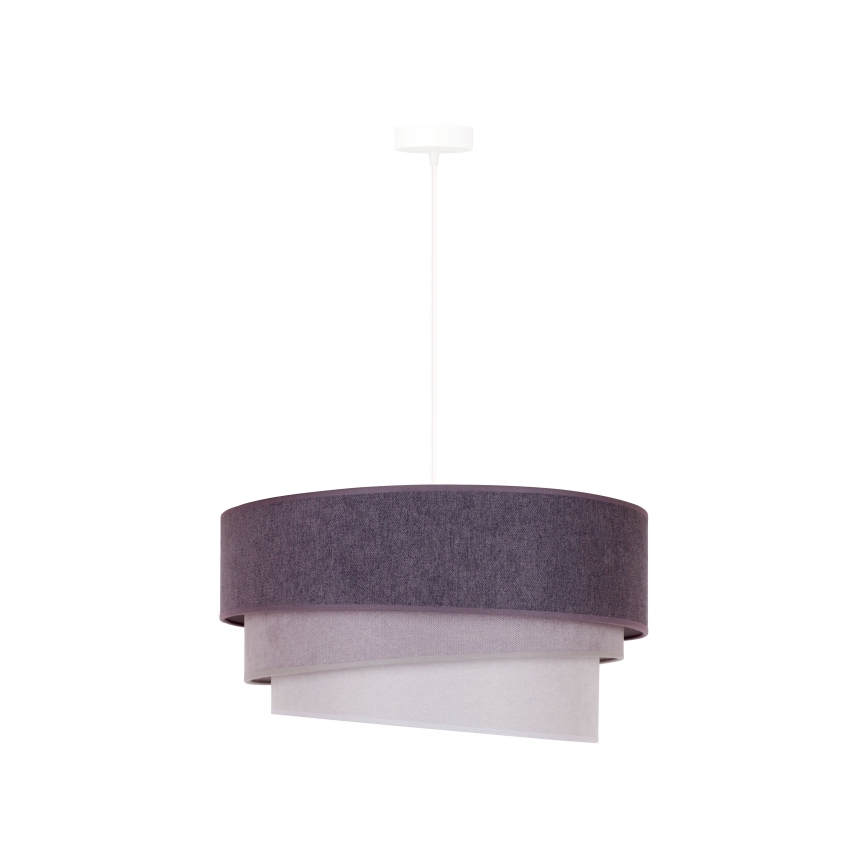 Duolla - Lustra ar auklu TRIO 1xE27/15W/230V d. 45 cm antracīta/pelēka/balta
