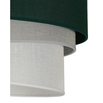 Duolla - Lustra ar auklu TRIO 1xE27/15W/230V d. 45 cm zaļa/pelēka/balta