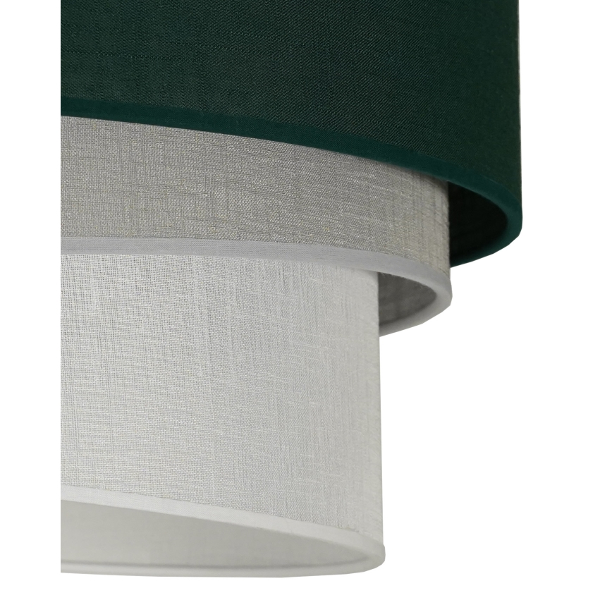 Duolla - Lustra ar auklu TRIO 1xE27/15W/230V d. 45 cm zaļa/pelēka/balta
