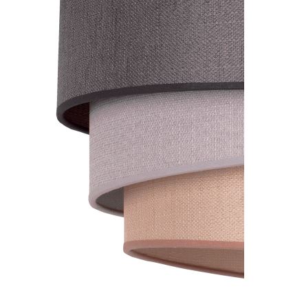 Duolla - Lustra ar auklu TRIO 1xE27/40W/230V d. 45 cm antracīta/pelēka/brūna