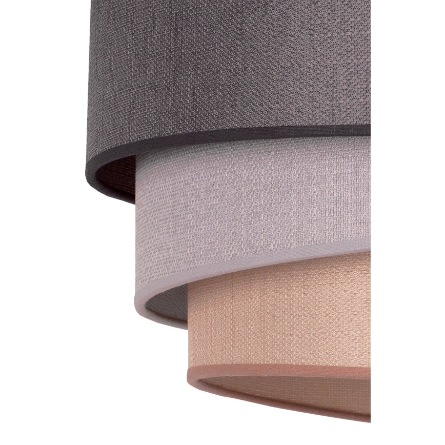 Duolla - Lustra ar auklu TRIO 1xE27/40W/230V d. 45 cm antracīta/pelēka/brūna