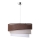 Duolla - Lustra ar auklu TRIO 1xE27/40W/230V d. 45 cm brūna/bēša/balta