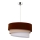 Duolla - Lustra ar auklu TRIO 1xE27/40W/230V d. 45 cm brūna/bēša/balta