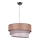 Duolla - Lustra ar auklu TRIO 1xE27/40W/230V d. 45 cm brūna/pelēka/sudraba