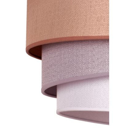 Duolla - Lustra ar auklu TRIO 1xE27/40W/230V d. 45 cm brūna/pelēka/sudraba