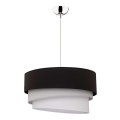 Duolla - Lustra ar auklu TRIO 1xE27/40W/230V d. 45 cm melna/pelēka/balta