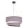 Duolla - Lustra ar auklu TRIO 1xE27/40W/230V d. 45 cm pelēka/balta