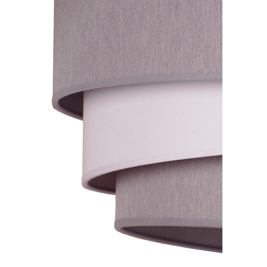 Duolla - Lustra ar auklu TRIO 1xE27/40W/230V d. 45 cm pelēka/balta