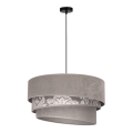 Duolla - Lustra ar auklu TRIO 1xE27/40W/230V d. 45 cm pelēka