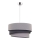Duolla - Lustra ar auklu TRIO 1xE27/40W/230V d. 45 cm pelēka/melna