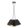 Duolla - Lustra ar auklu TWIGGY 3xE27/40W/230V d. 45 cm melna