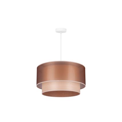 Duolla - Lustra ar auklu WOOD BOHO 1xE27/15W/230V d. 45 cm varš/bēša