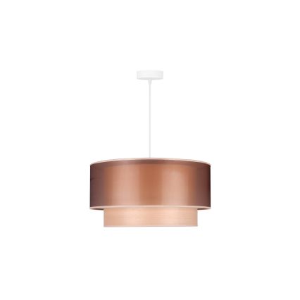 Duolla - Lustra ar auklu WOOD BOHO 1xE27/15W/230V d. 45 cm varš/bēša