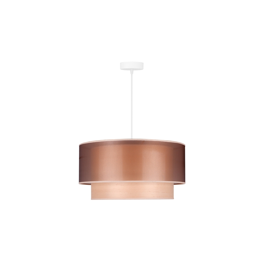 Duolla - Lustra ar auklu WOOD BOHO 1xE27/15W/230V d. 45 cm varš/bēša