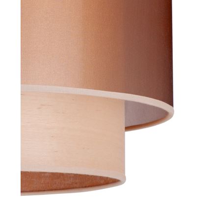 Duolla - Lustra ar auklu WOOD BOHO 1xE27/15W/230V d. 45 cm varš/bēša