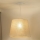 Duolla - Lustra ar auklu YUTE 1xE27/15W/230V d. 38 cm pelēka