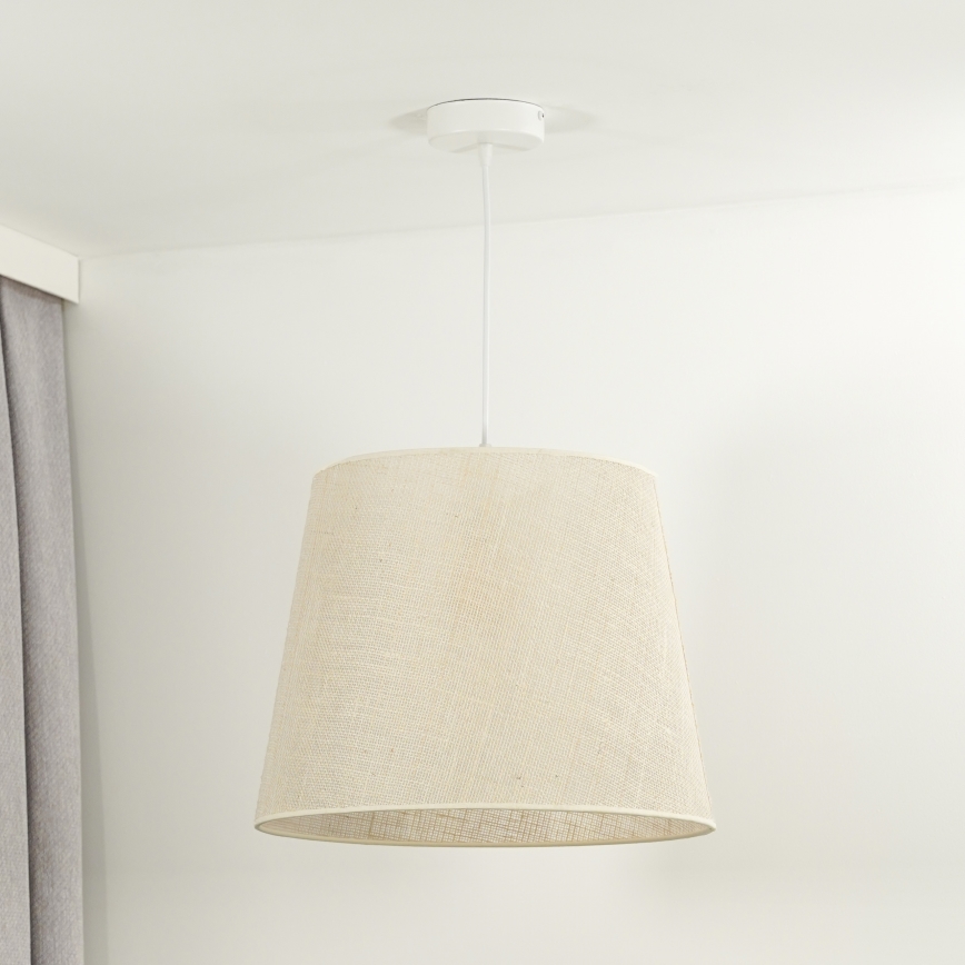 Duolla - Lustra ar auklu YUTE 1xE27/15W/230V d. 38 cm pelēka