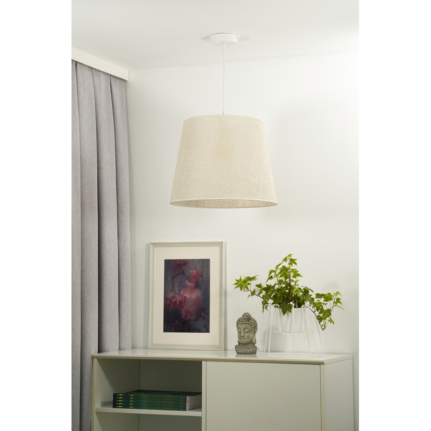 Duolla - Lustra ar auklu YUTE 1xE27/15W/230V d. 38 cm pelēka