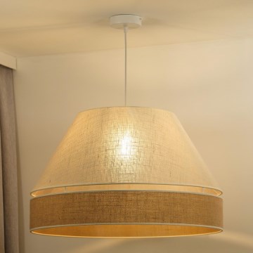 Duolla - Lustra ar auklu YUTE AVIGNON 1xE27/15W/230V d. 60 cm krēmkrāsa/bēša