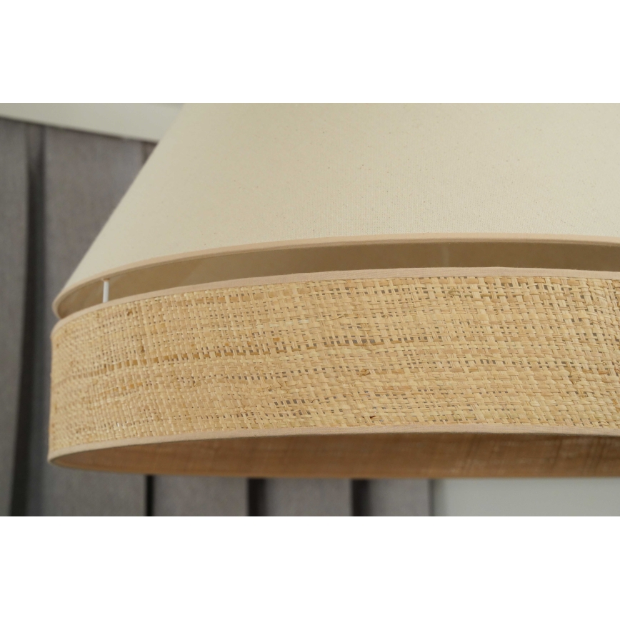 Duolla - Lustra ar auklu YUTE AVIGNON 1xE27/15W/230V d. 60 cm krēmkrāsa/bēša