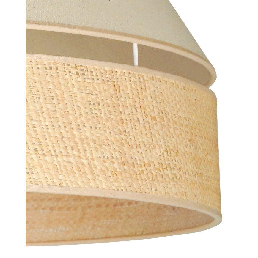 Duolla - Lustra ar auklu YUTE AVIGNON 1xE27/15W/230V d. 60 cm krēmkrāsa/bēša