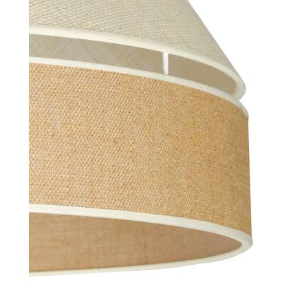 Duolla - Lustra ar auklu YUTE AVIGNON 1xE27/15W/230V d. 60 cm pelēka/brūna
