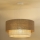 Duolla - Lustra ar auklu YUTE BOHO 1xE27/15W/230V d. 45 cm brūna/krēmkrāsa